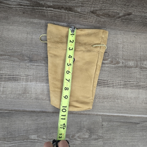 Crown Royale 6 suede bags with gold draw string and logo - Picture 7 of 7